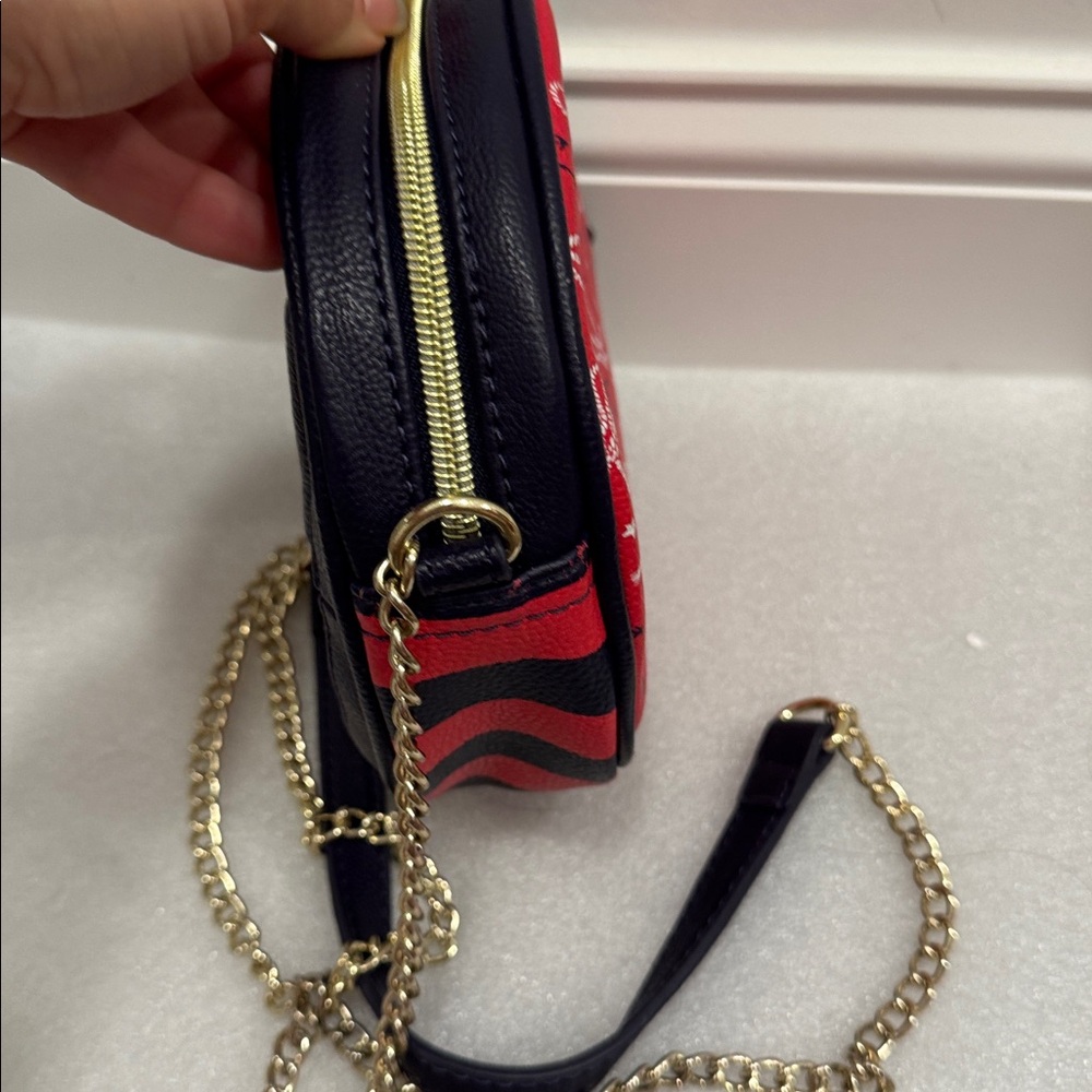 Betsey Johnson nautical wheel anchor circular crossbody bag purse - Picture 4 of 7